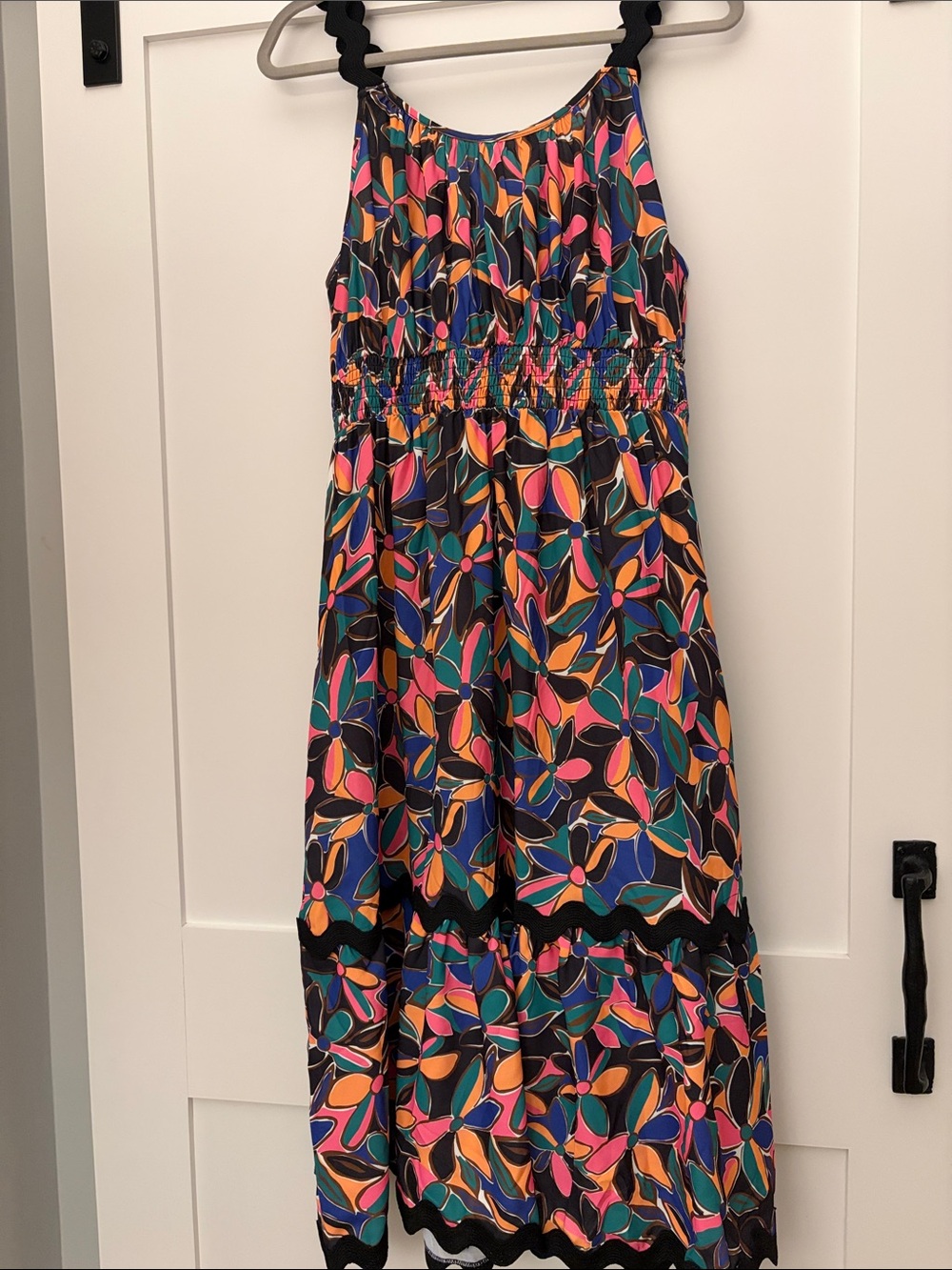 Girls' Multicolor Floral Sundress - Comfortable Summer Dress